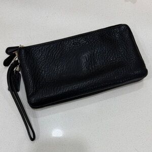 Coach Midnight Black Wristlet